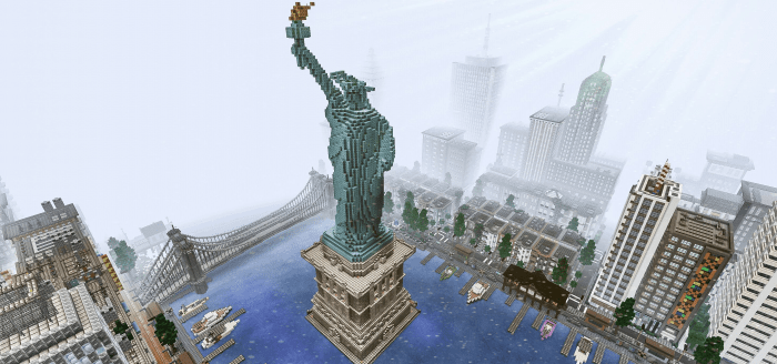 statue of liberty minecraft blueprints