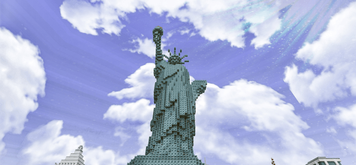 Statue Of Liberty for Minecraft Minecraft PE Maps 