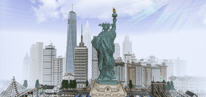 statue of liberty minecraft blueprints