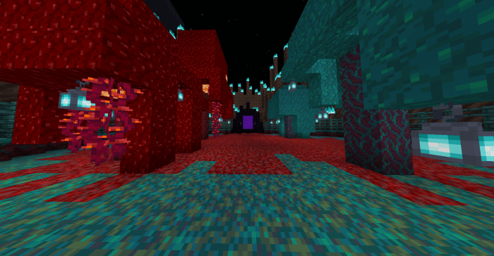 The Nether Parkour Minecraft PE Maps 