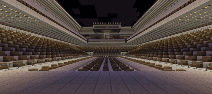 Outdoor Concert Stadium Minecraft Pe Maps