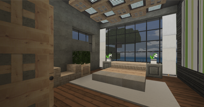 Modern Island Mansion Map Minecraft, How To Build A Modern Kitchen Island In Minecraft