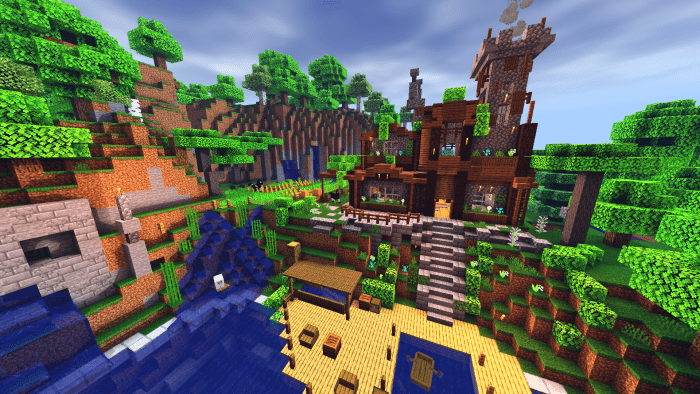 Survival House Map Building Minecraft Pe Maps
