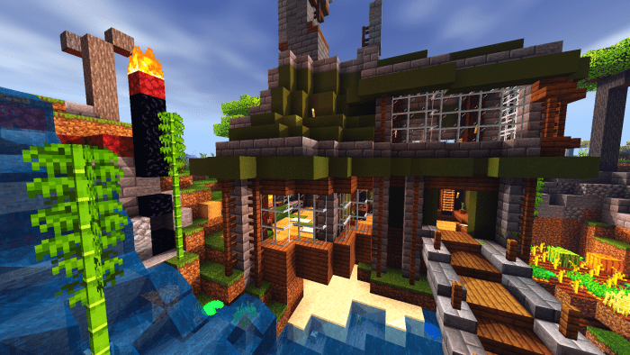 minecraft pe best survival map download