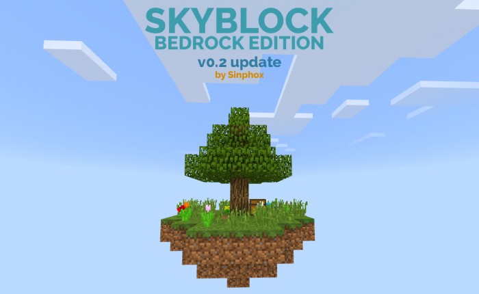 how to get skyblock on minecraft bedrock