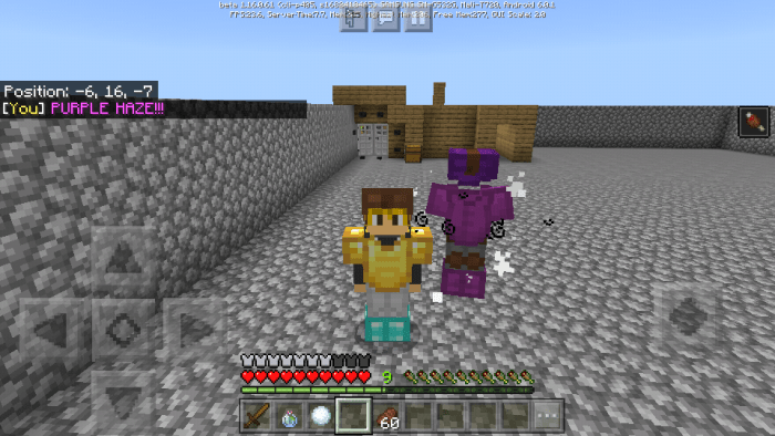 Jojo's Bizzares Adventure Part 5 Golden Wind Stands Pack)Purple Haze!  Minecraft Skin