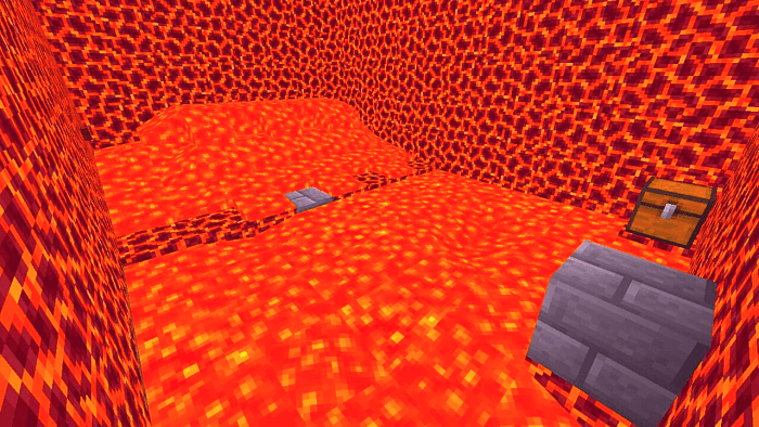 Find The Button: Lava Chamber | Minecraft PE Maps