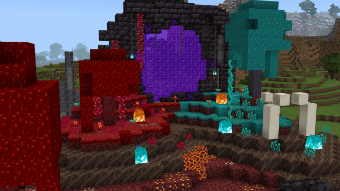 Nether Survival Spawn Minecraft Pe Maps