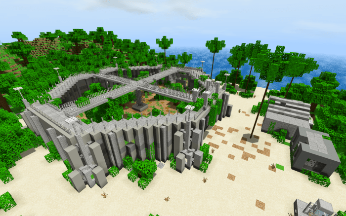 Kingdom Minecraft Pe Maps free images, download Abandoned Jurassic World Fa...