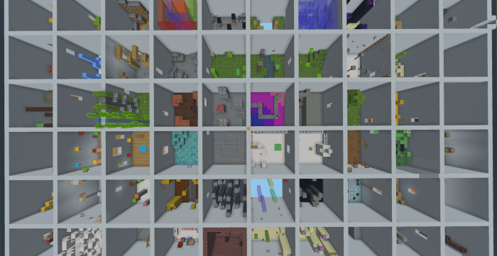Parkour Grid | Minecraft Pe Maps