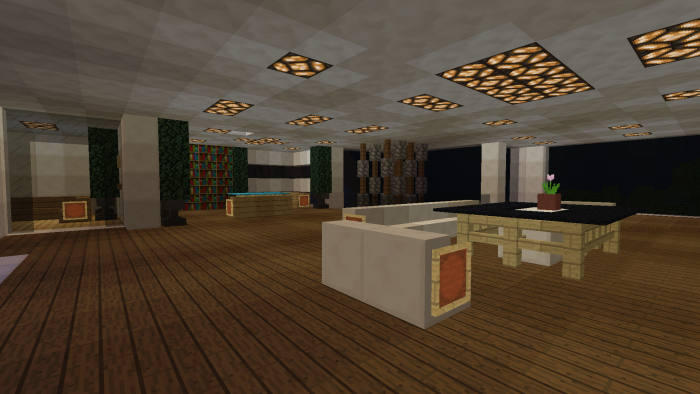 Smart Modern House Minecraft Pe Maps