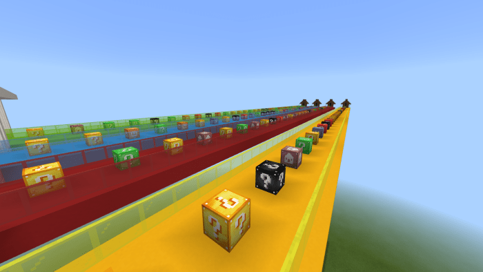 Lucky Blocks Race Maps Minecraft Bedrock