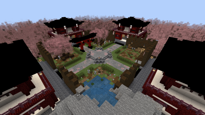 Samurai Pvp 2 4 Player Pvp Map Minecraft Pe Maps