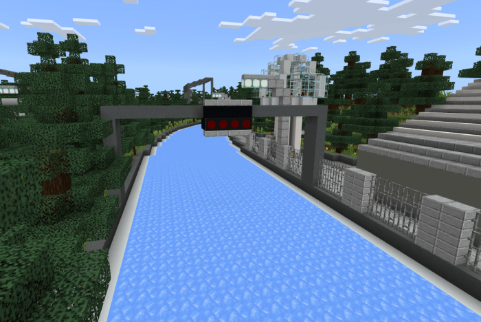 Minecraft Boat racetrack (Olympic 2024) Minecraft Map
